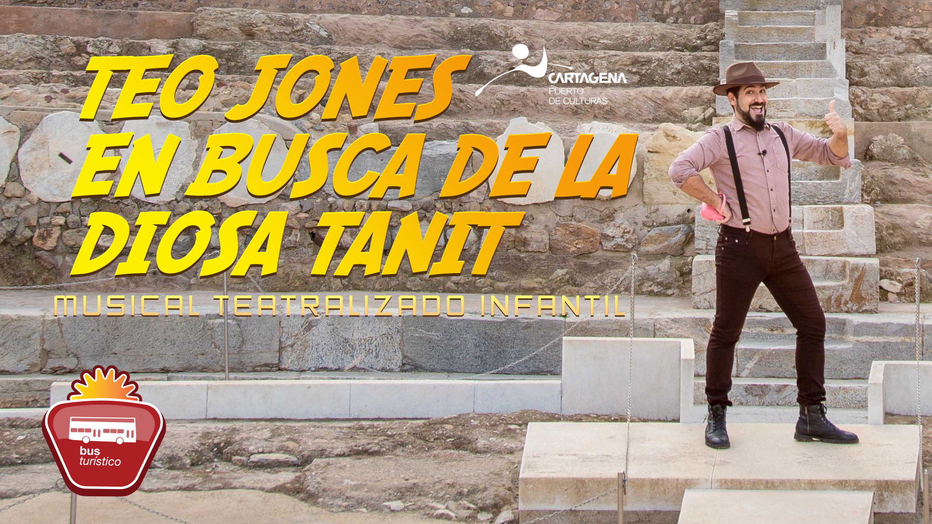 'TEO JONES EN BUSCA DE LA DIOSA TANIT'. Musical teatralizado infantil