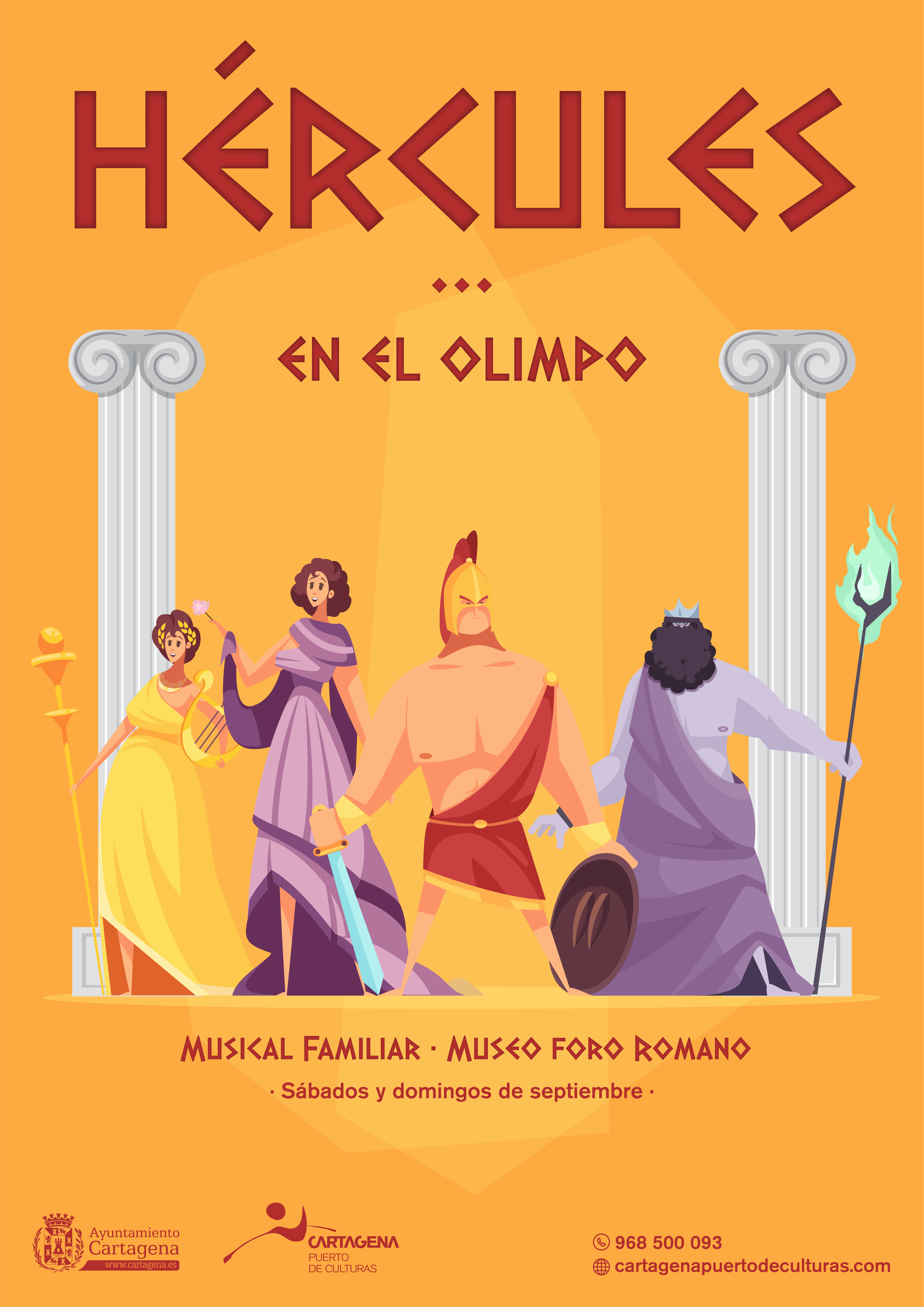 HRCULES EN EL OLIMPO. Musical familiar