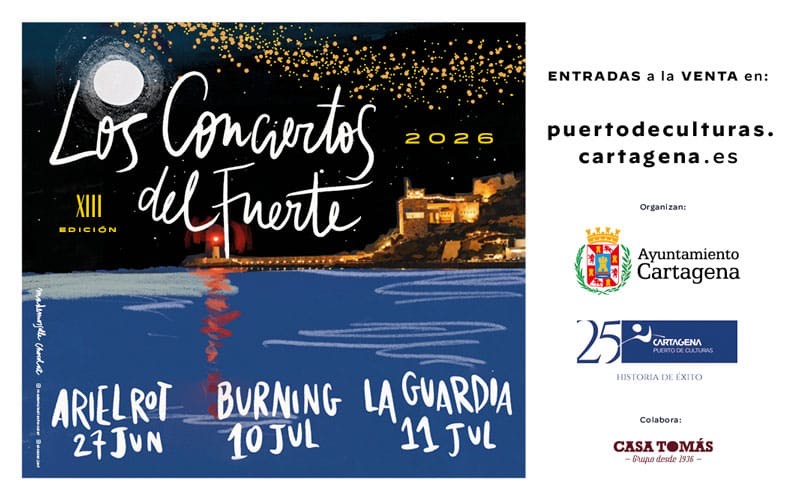 Cartel Conciertos Fuerte